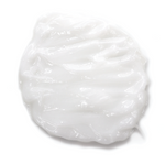 White slime on a white background