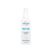 Keracolor Purify Plus leave-in conditioning treatment bottle on a white background
