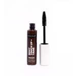 Root Touch up + Tame Mocha product with brush with gold cap and clear container on white background