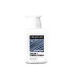 Keracolor Color + Clenditioner bottle for silver blue hair on a white background